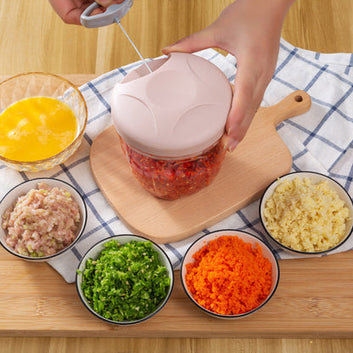 Multifunction Portable Hand-pull Manual Chopper Masher